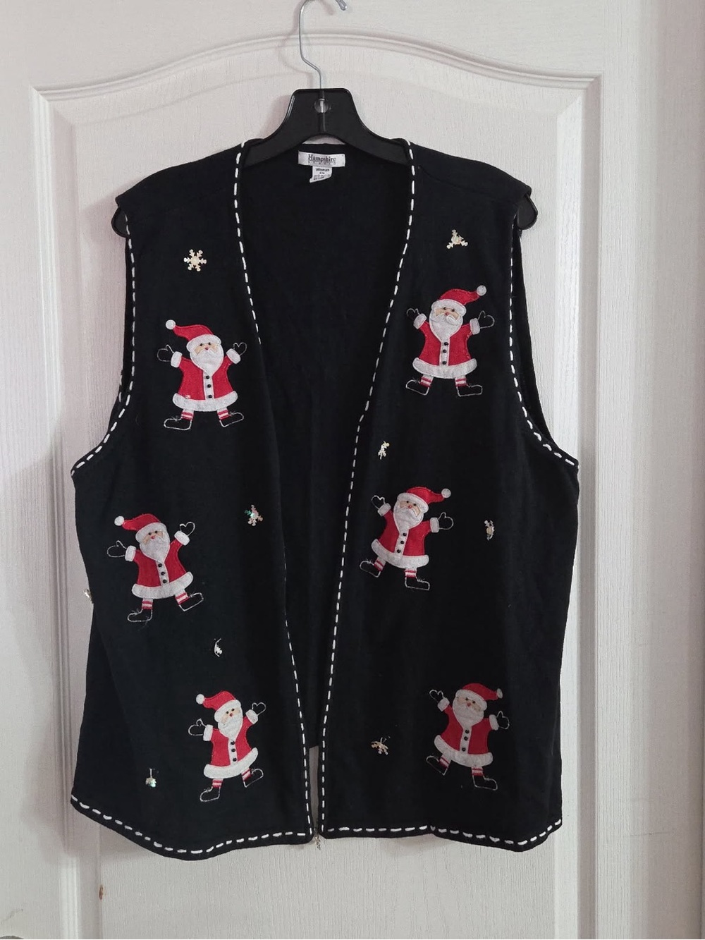 Hampshire Women’s Christmas Sweater Vest Sz 2X. JY-247 - Picture 1 of 3